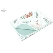 MimiNu - Paturica moale cu doua fete, Dimensiune 75x100 cm, Din bumbac certificat Oeko Tex Standard 100, Lulu Natural BYN6426972020824