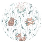 MimiNu - Paturica pufoasa cu doua fete, Dimensiune 75x100 cm, Din tesatura de catifea si bumbac, Materiale certificate Oeko Tex Standard 100, Lulu Natural BYN6426972020640
