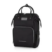 Petite&Mars - Rucsac pentru mamici, Cu 11 compartimente, Cu buzunare termice, Saltea de infasat inclusa, 30 x 42 x 15 cm, Jack, Black BYN507906