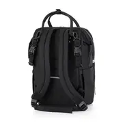 Petite&Mars - Rucsac pentru mamici, Cu 11 compartimente, Cu buzunare termice, Saltea de infasat inclusa, 30 x 42 x 15 cm, Jack, Black BYN507906