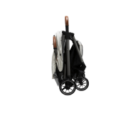 Joie - carucior pentru copii ultracompact  3 in 1 parcel oyster / i-snug shale ( carucior parcel oyster + landou ramble xl oyster + scoica auto i-snug cu tetiera reglabila, nastere - 75 cm, shale)  bbba1219peoys000set