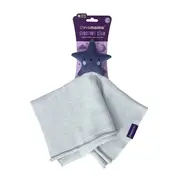 Paturica din bumbac organic cu jucarie Star Clevamama 3495 SUPclvm_3495
