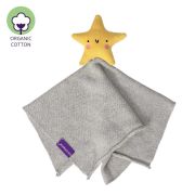 Paturica din bumbac organic cu jucarie Star Clevamama 3496 SUPclvm_3496