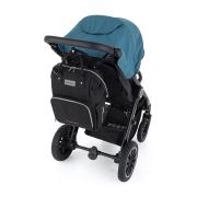 Petite&Mars - Rucsac pentru mamici, Cu 11 compartimente, Cu buzunare termice, Saltea de infasat inclusa, 30 x 42 x 15 cm, Jack, Black BYN507906