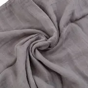 Petite&Mars - Set 3 scutece din muselina de bambus Moussy Grey Planes, Hipoalergenice, 68 x 68 cm, Certificate Oeko Tex Standard 100, Multicolor BYN415361