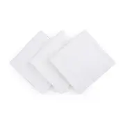 Petite&Mars - Set 3 scutece din muselina de bambus Moussy Total White, Hipoalergenice, 68 x 68 cm, Certificate Oeko Tex Standard 100, Alb BYN415833