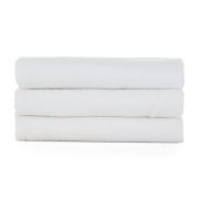 Petite&Mars - Set 3 scutece din muselina de bambus Moussy Total White, Hipoalergenice, 68 x 68 cm, Certificate Oeko Tex Standard 100, Alb BYN415833
