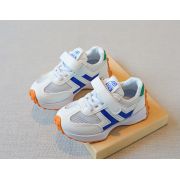 Adidasi albi cu albastru pentru copii MBYY-H02-3-DE6