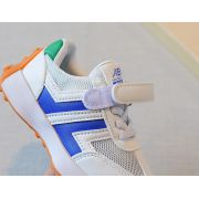 Adidasi albi cu albastru pentru copii MBYY-H02-3-DE6