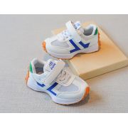 Adidasi albi cu albastru pentru copii MBYY-H02-3-DE6