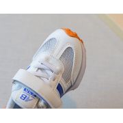 Adidasi albi cu albastru pentru copii MBYY-H02-3-DE6