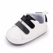 Adidasi albi cu barete si insertie neagra MDd2550-1-p29