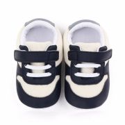 Adidasi albi cu insertii bleumarine pentru baietei MBd2502-2-p8