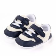 Adidasi albi cu insertii bleumarine pentru baietei MBd2502-2-p8