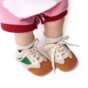 Adidasi crem cu maro si verde - Sporty MDBC2292-3-p27