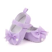 Pantofiori lila cu fundita din tulle (marime disponibila: 3-6 luni (marimea 18 incaltaminte)) amby2235-1-p27.3-6 luni (marimea 18 incaltaminte)