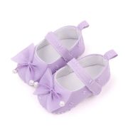 Pantofiori lila cu fundita din tulle (marime disponibila: 3-6 luni (marimea 18 incaltaminte)) amby2235-1-p27.3-6 luni (marimea 18 incaltaminte)