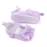Pantofiori lila cu fundita din tulle (marime disponibila: 3-6 luni (marimea 18 incaltaminte)) amby2235-1-p27.3-6 luni (marimea 18 incaltaminte)