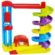 Pista de masini pilsan road set with car lift galben cu 2 masinute hubpl-07-668-ye