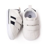 Adidasi albi cu negru pentru baietei - Newe MBBL2311-1-c3