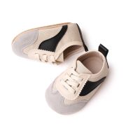 Adidasi crem cu negru si gri - Sporty MBBC2292-2-p01