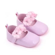 Pantofiori roz lacuiti cu floricele din satin MDBM2341-2-bo6