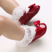Pantofiori visinii lacuiti cu fundita LIE105-2-p01