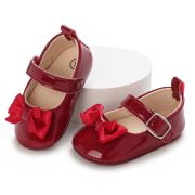 Pantofiori visinii lacuiti cu fundita LIE105-2-p01
