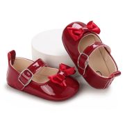 Pantofiori visinii lacuiti cu fundita LIE105-2-p01