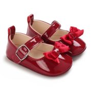 Pantofiori visinii lacuiti cu fundita LIE105-2-p01