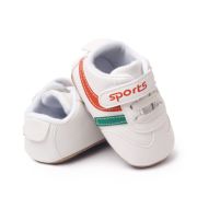 Adidasi albi cu dungi colorate - Sports MDBL2353-1-sa3