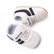 Adidasi albi cu dungi negre - Sports MBBL2353-3-sa3