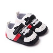 Adidasi albi cu negru si rosu MDBZ2316-2-sa3