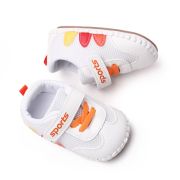 Adidasi albi cu portocaliu - Leaves MDBNB3007W-2-p17