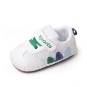 Adidasi albi cu verde - Leaves AMJ8007-3-p17