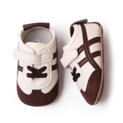 Adidasi ivoire cu maro pentru baietei MDBL2349-2-c1