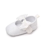 Pantofiori albi cu fundita din dantela MBBH2297-3-p15