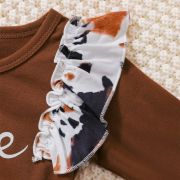 Compleu alb cu maro - Sassy MD634-DE4