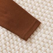 Compleu alb cu maro - Sassy MD634-DE4