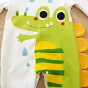 Salopeta alba - croco (marime disponibila: 9-12 luni (marimea 20 incaltaminte)) li522-3.9-12 luni (marimea 20 incaltaminte)
