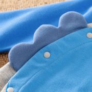 Salopeta gri - blue dino (marime disponibila: 0-3 luni) li521-22.0-3 luni