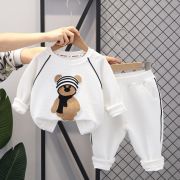 Trening alb pentru baietei - teddy (marime disponibila: 12-18 luni (marimea 21 incaltaminte)) li554-de5.12-18 luni (marimea 21 incaltaminte)