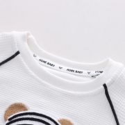Trening alb pentru baietei - teddy (marime disponibila: 6-9 luni (marimea 19 incaltaminte)) li554-de5.6-9 luni (marimea 19 incaltaminte)