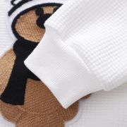 Trening alb pentru baietei - teddy (marime disponibila: 6-9 luni (marimea 19 incaltaminte)) li554-de5.6-9 luni (marimea 19 incaltaminte)