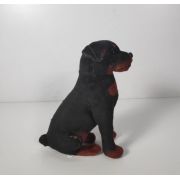 Caine de salvare cu sunet rottweiler - jucarie plus wild republic 14 cm wr27415