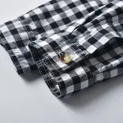 Costum cu blugi si camasuta neagra in carouri MB537-4-de4