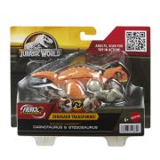 JURASSIC WORLD FIERCE CHANGERS DOUBLE DANGER DINOZAUR TRANSFORMABIL CARNOTAURUS SI STEGOSAURUS VIVMTHLP05_HLP07
