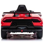 Masinuta electrica chipolino lamborghini huracan red cu scaun din piele si roti eva hubelklahu22re