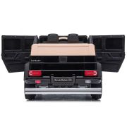 Masinuta electrica chipolino suv mercedes maybach g650 black cu scaun din piele si roti eva hubeljmag6501b