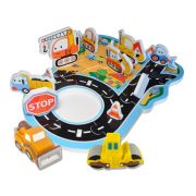 Santier cu drum si masinute - set de joaca pentru baie bb172